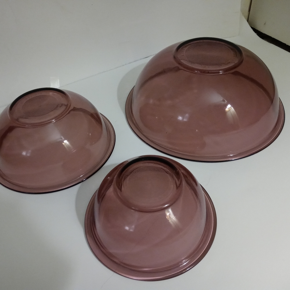 COPY - Vintage Pyrex Cranberry Set